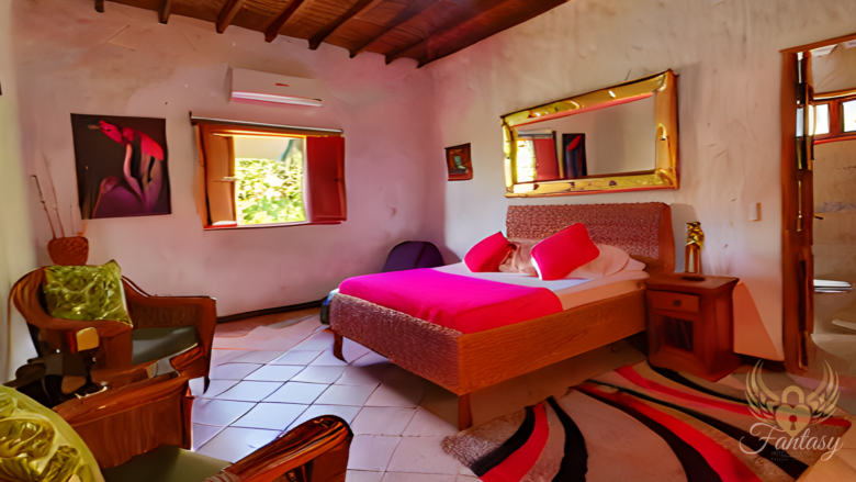 Habitación superior en Hotel Swinger Medellín - Hotel Fantasy Resort, lujo y confort para parejas swinger.